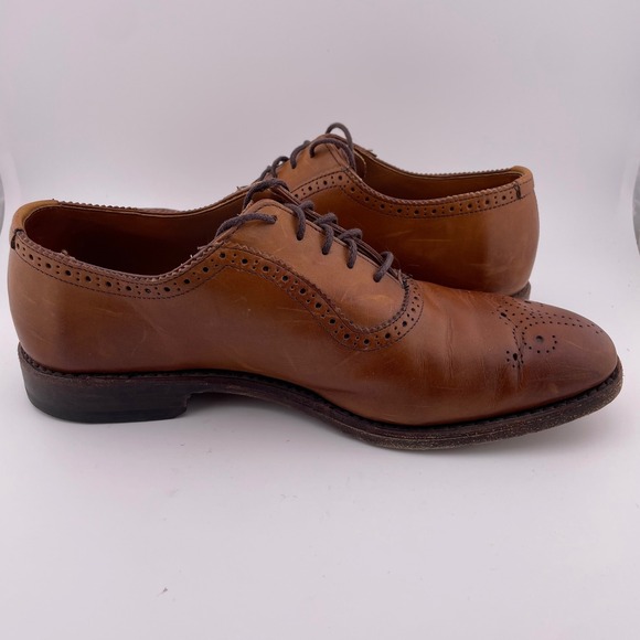 Allen Edmonds Cornwallis Walnut Brown Leather Wingtip Oxford Dress Shoes Size 9D main image 6